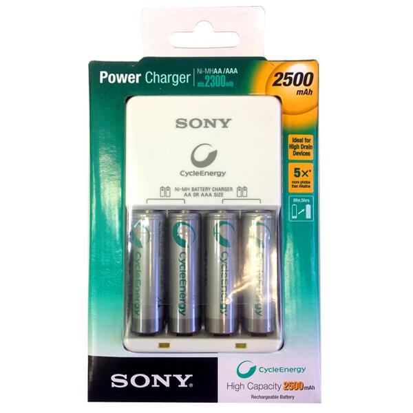 зарядное устройство Sony compact charger 2500 mAh 4хAA/AAA зарядное устройство Sony compact charger 2500 mAh 4хAA/AAA